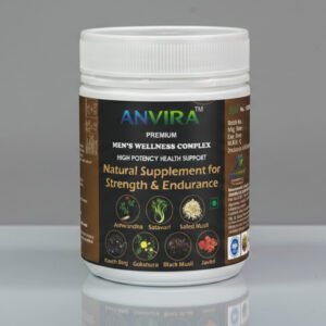 Premium Anvira Men's Wellness Complex High Potency Health Support Natural Supplement For Strength & Endurance